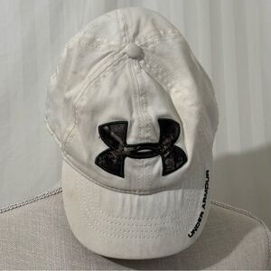 Under Armour White with Camo Women’s Ball Cap